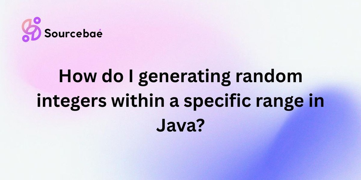 Generating Random Integers And Doubles Within Specific Ranges